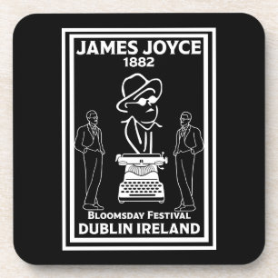 James Joyce Dublin Irland Getränkeuntersetzer