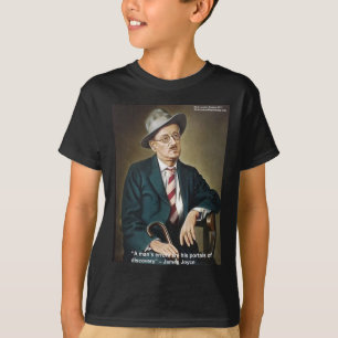 James Joyce "Fehler/Portale" Zitate Geschenke & Ka T-Shirt
