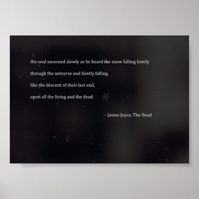 James Joyce Poster (Vorne)