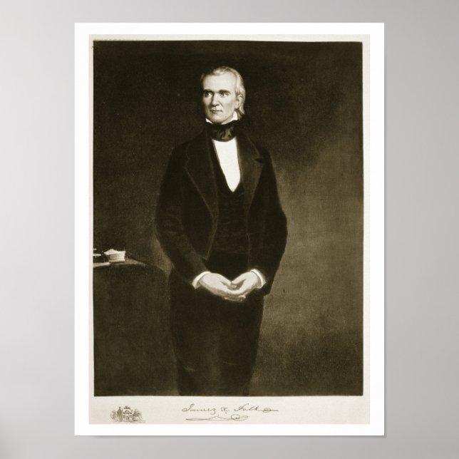 James K. Polk (1795-1849), 11th President of the U Poster (Vorne)