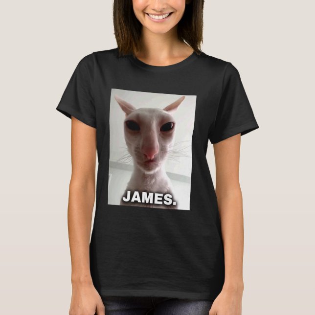 James Katze T-Shirt (Vorderseite)