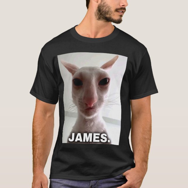 James Katze T-Shirt (Vorderseite)