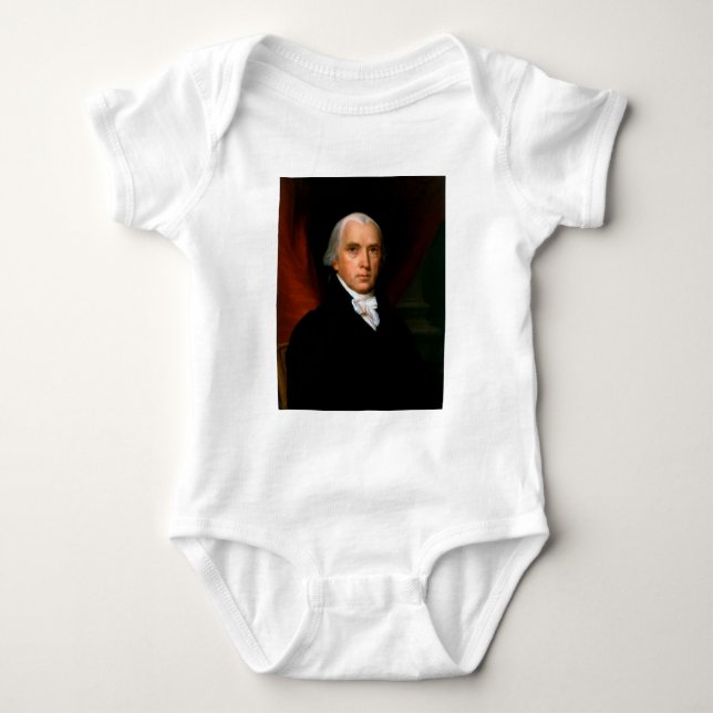 James Madison, 4. Präsident: Koloniales Amerika Baby Strampler (Vorderseite)