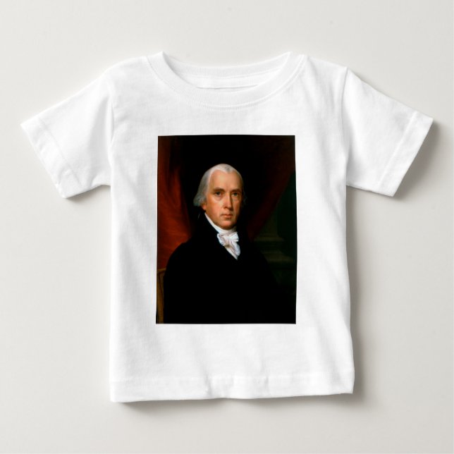 James Madison, 4. Präsident: Koloniales Amerika Baby T-shirt (Vorderseite)