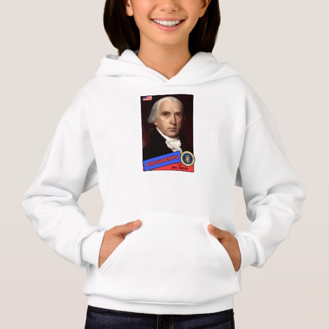 James Madison Baseball Card Hoodie (Vorderseite)