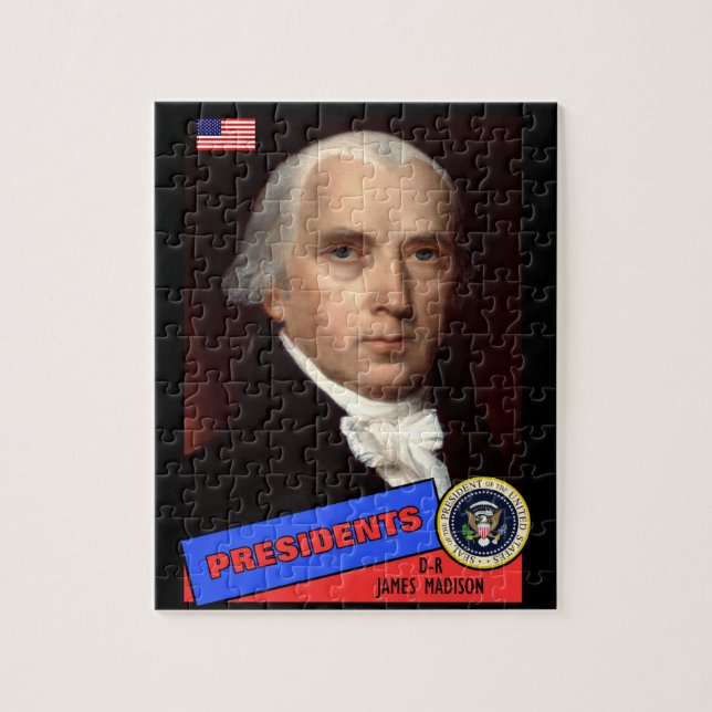 James Madison Baseballkarte (Vertikal)