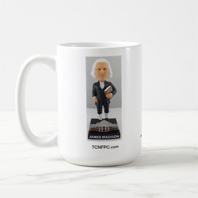 James Madison Bobble Hauptpuppen-Tasse Kaffeetasse (Links)