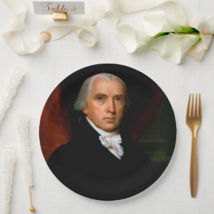 James Madison der 4. Präsident: Kolonialamerika Pappteller