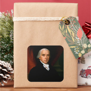 James Madison der 4. Präsident: Kolonialamerika Quadratischer Aufkleber