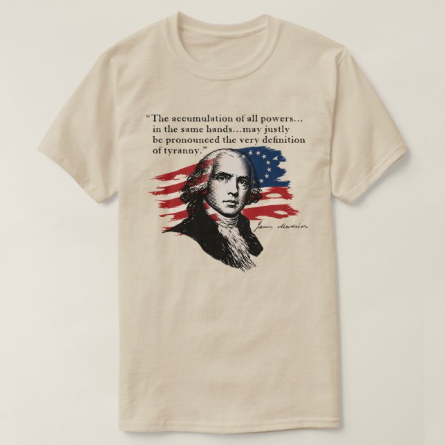 James Madison T-Shirt (Design vorne)