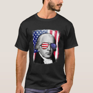 James Madison US-Flagge Shirt 4. Juli