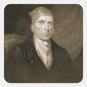 James Madison war 82 Jahre alt und wurde von Thoma Quadratischer Aufkleber