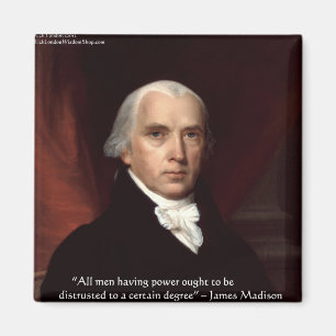 James Madison "War & Freedom" - Geschenke zum Zita Magnet