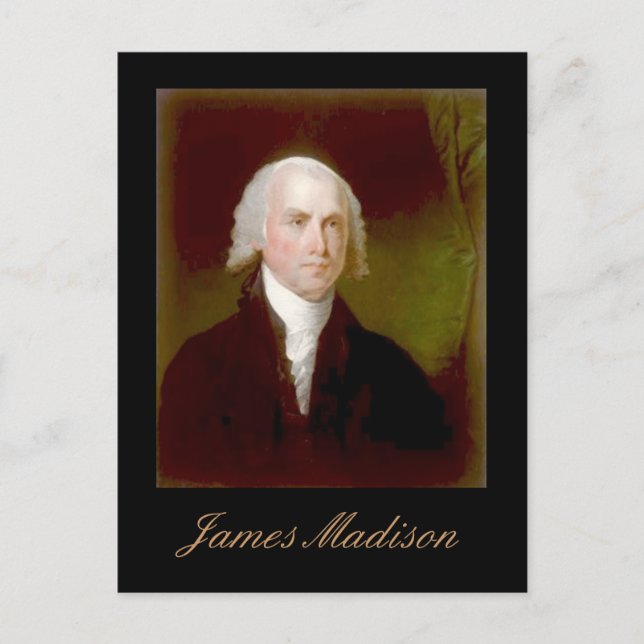 James Madison Zitat Postcard Postkarte (Vorderseite)