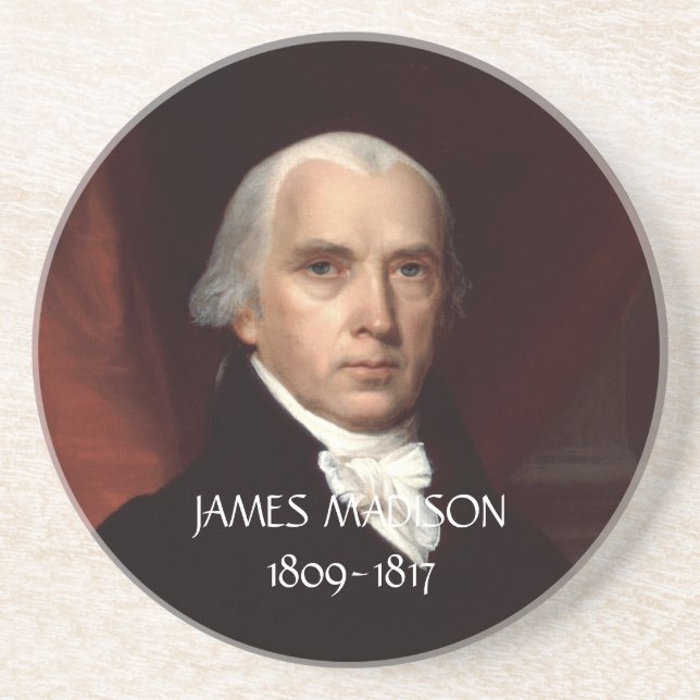 James- MadisonUntersetzer Sandstein Untersetzer (Vorne)