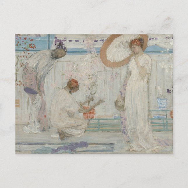 James McNeill Whistler - Die weiße Symphonie Postkarte (Vorderseite)
