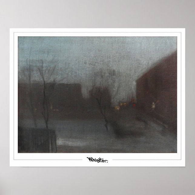 James McNeill Whistler Zedign Art Poster #200-2 (Vorne)