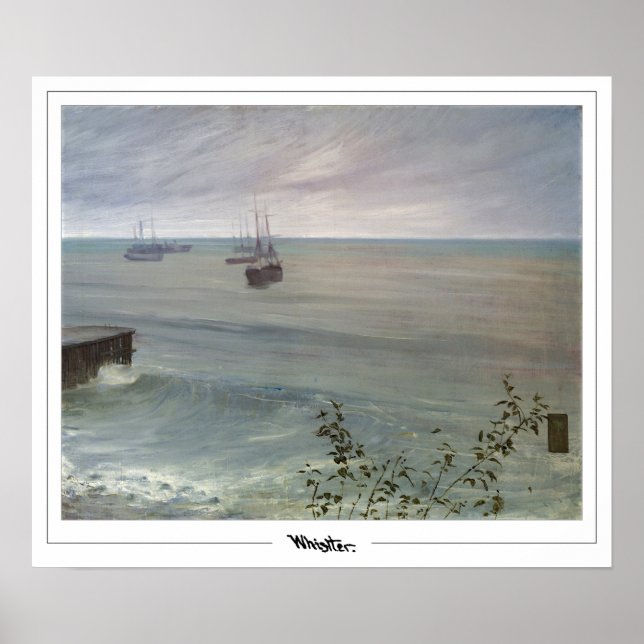 James McNeill Whistler Zedign Art Poster #299-2 (Vorne)