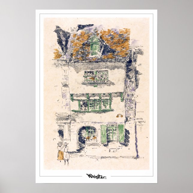 James McNeill Whistler Zedign Art Poster #438-2 (Vorne)