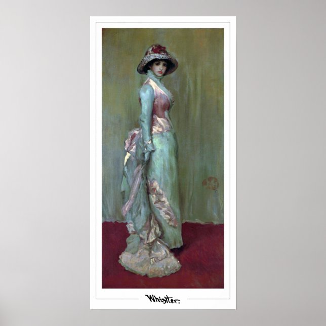 James McNeill Whistler Zedign Poster d'art #137 (Devant)