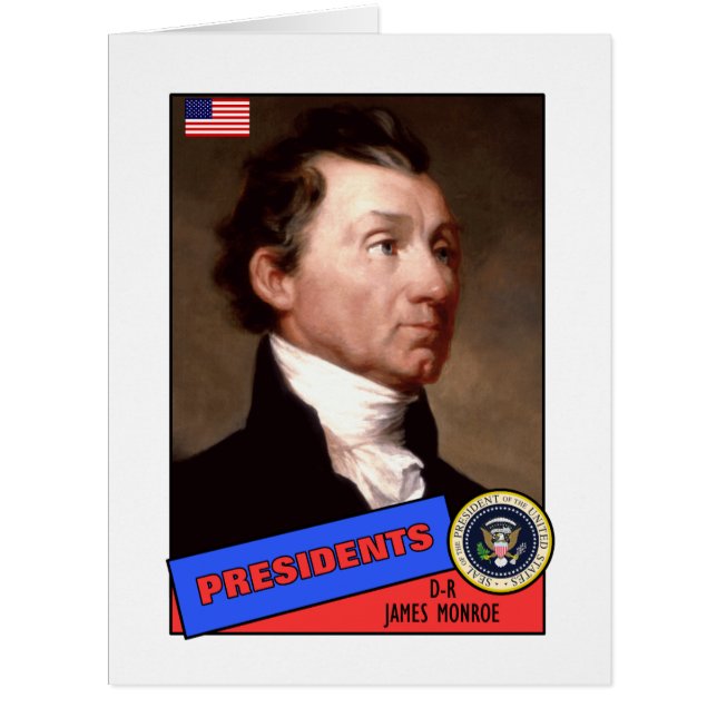 James Monroe Baseball Card (Vorderseite)