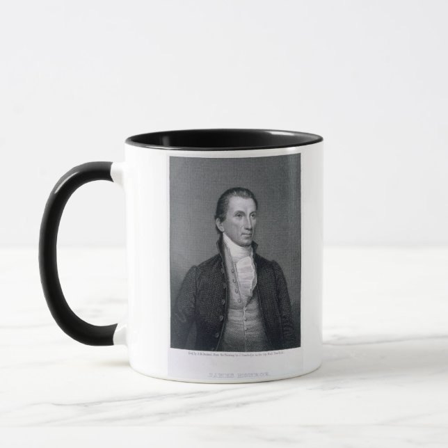 James Monroe, graviert durch Asher Brown Durand Tasse (Links)
