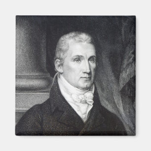 James Monroe, graviert von Thomas Gimbrede Magnet