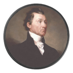 James Monroe Portrait, früherer amerikanischer Prä Eishockey Puck