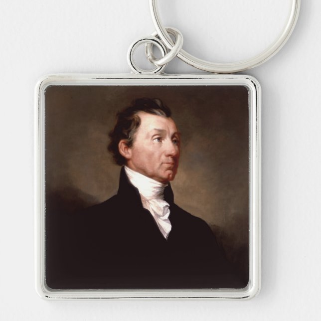 James Monroe Portrait, früherer amerikanischer Prä Schlüsselanhänger (Vorne)