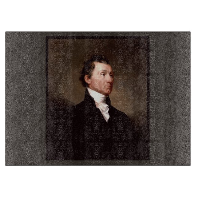 James Monroe Portrait, früherer amerikanischer Prä Schneidebrett (Vorderseite)
