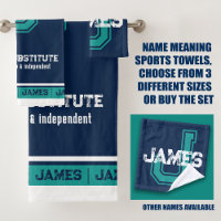James Name bedeutet sportlich dunkelblau aquamarin