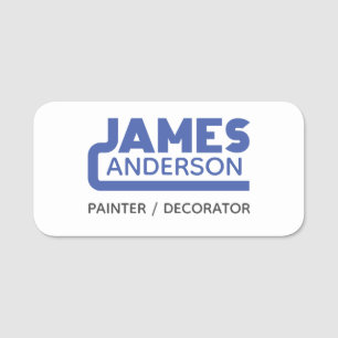 James Namensschild