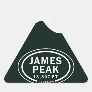 James Peak 13.307 FT 13er Colorado Rocky Mountain Dreieckiger Aufkleber