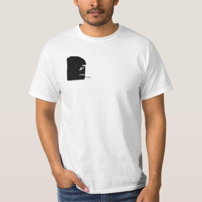 James Pesch weiße T T-Shirt (Vorderseite)