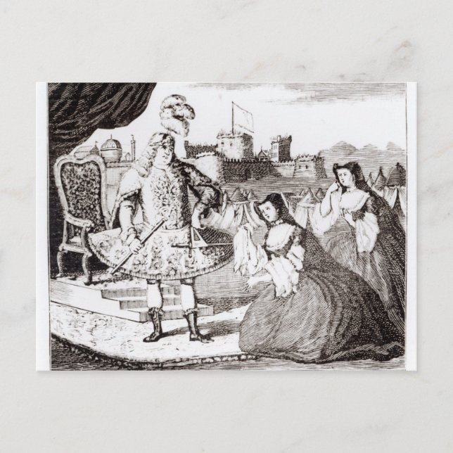 James Quin als Coriolanus Postkarte (Vorderseite)