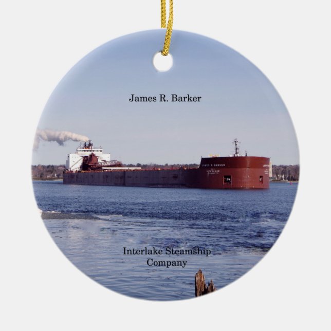 James R. Barker-Ornament Keramik Ornament (Vorne)