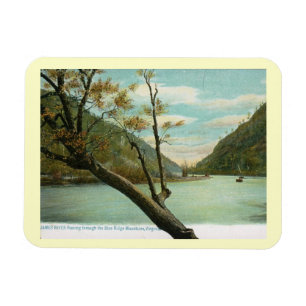 James River, Blue Ridge Mountains, VA Vintag Magnet