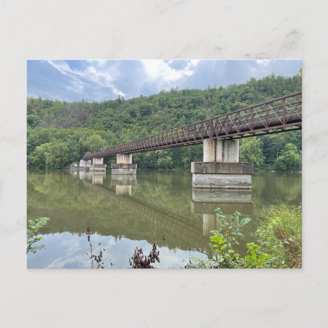 James River Footbridge Appalachian Trail Postcard Postkarte (Vorderseite)