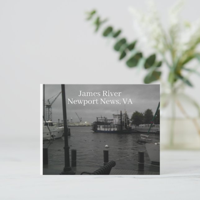 James River  Postkarte (Stehend Vorderseite)