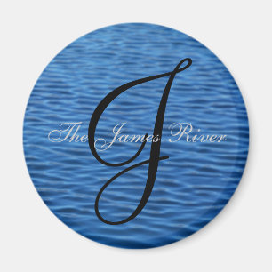 James River [rund] Magnet