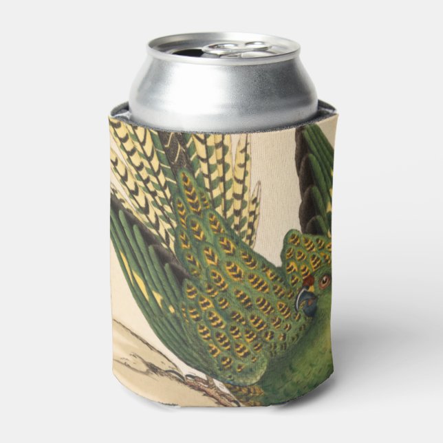 James Sowerby Ground Parrot, Psittacus terrestris Dosenkühler (Kanne Vorderseite)