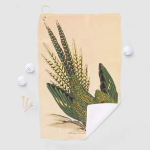 James Sowerby Ground Parrot, Psittacus terrestris Golfhandtuch