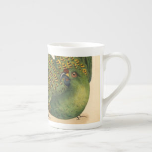 James Sowerby Ground Parrot, Psittacus terrestris Prozellantasse