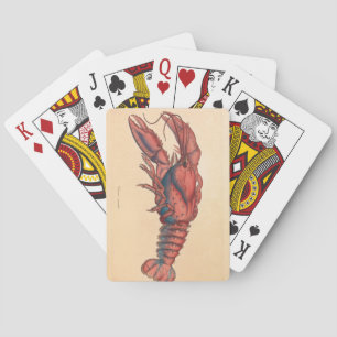 James Sowerby Serrated Lobster Spielkarten