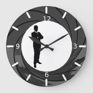 James Spy Große Wanduhr
