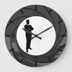 James Spy Large Clock Große Wanduhr