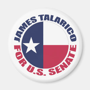 James Talarico für den US-Senat Texas-Flagge Magnet