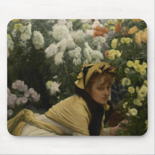 James Tissot Chrysanthemen Mousepad