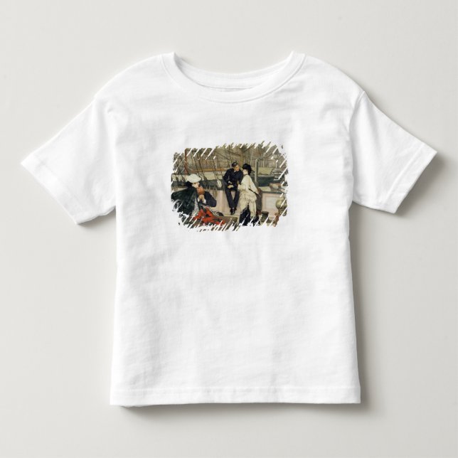 James Tissot | der Kapitän und der Kamerad, 1873 Kleinkind T-shirt (Vorderseite)