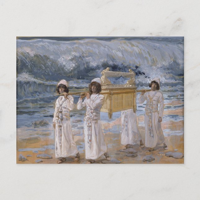 James Tissot - Die Arkaden über dem Jordan Postkarte (Vorderseite)